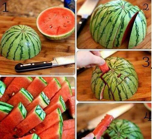 切个瓜吃英文,Summer Delights: How to Cut and Savor a Perfect Watermelon
